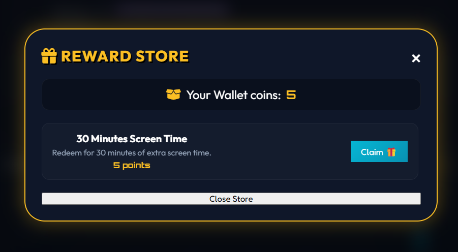 Reward store